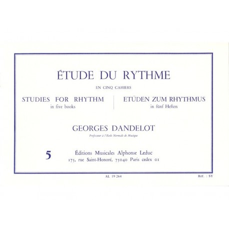 Etude du Rythme 5 - Dandelot