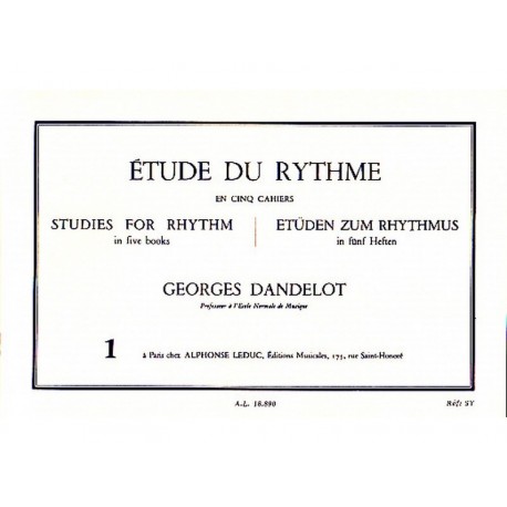 Etude du Rythme 1 - Dandelot