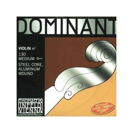 Violon DOMINANT 1e MI-E aluminium Boule Moyen