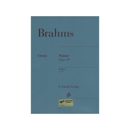 Valses Brahms op. 39 - Piano