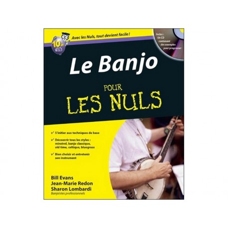 Banjo pour les Nuls + CD