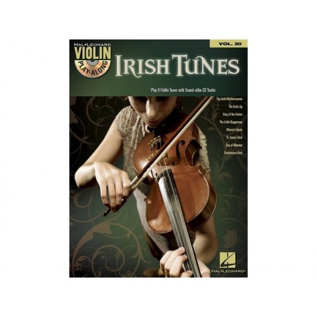 Irish Tunes - Violin Play-Along Vol 20  +Cd