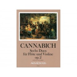 CANNABICH 6 Duos Op. 2 - Flute/Violon