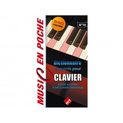 Dictionnaire d'accords Clavier - music en poche 10