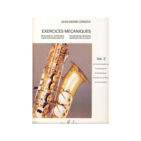 Exercices mécaniques volume 2 - Saxophone