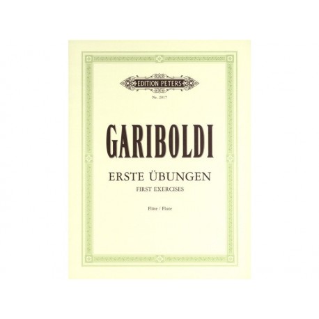 Erste Übungen - First Exercises - Flûte - Gariboldi