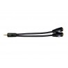"Y" mini jack 3,5mm stereo