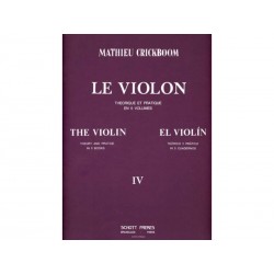 Violon Théorique & Pratique 4 - Crickboom Mathieu