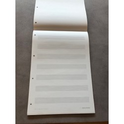 Papier à Musique - Tablatures -  6 cordes