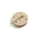 Tambour 3 tons en bois diam 24cm