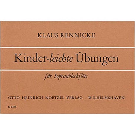 Kinder-leichte Übungen - Sopranblockflöte