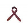 Sangle LEVYS Signature Strap Cotton Burgundy