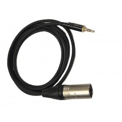 Câble Mini Jack Stereo 3.5 -  XLR Male Mono - 1.5m