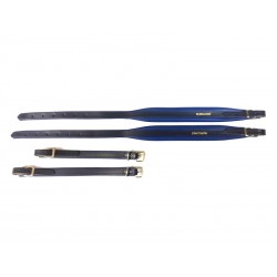 Bretelles accordéon 4cm - Simili BLEU - Piermaria
