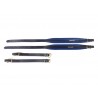 Bretelles accordéon 4cm - Simili BLEU - Piermaria