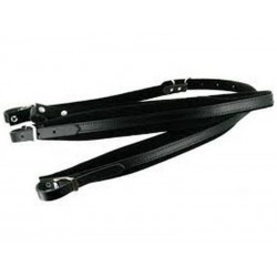 Bretelles Accordéon 4cm Junior Cuir/Velours