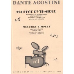 Solfège Rythmique 1 - Mesures simple - Dante Agostini