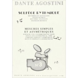 Solfège Rythmique 3 - Mesures simple & asymétrique - Dante Agostini