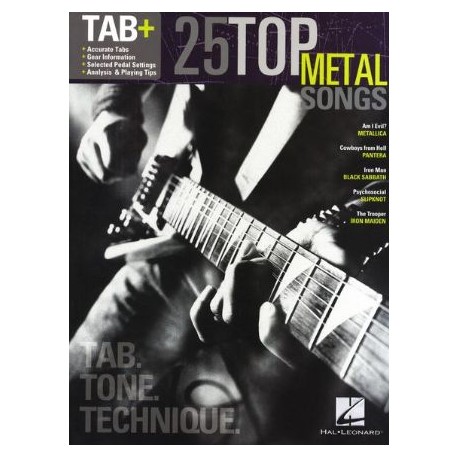 25 Top Metal Songs (TAB) - Guitare