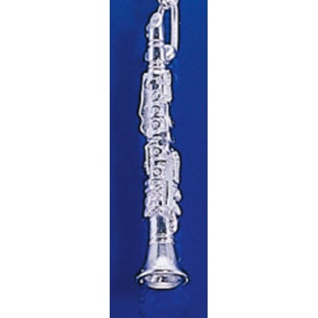 Pendentif - Clarinette 2,5cm - Argent - Bijou