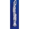 Pendentif - Clarinette 2,5cm - Argent - Bijou