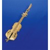 Pendentif - Violoncelle 3cm - Argent/Or