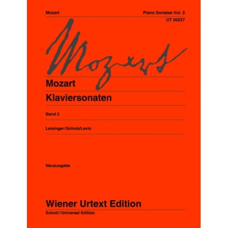 Sonaten Vol 2 - Mozart - Piano - Urtext