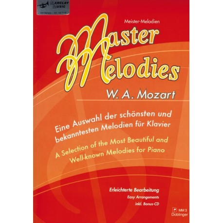 Master Melody - Mozart - Piano +CD