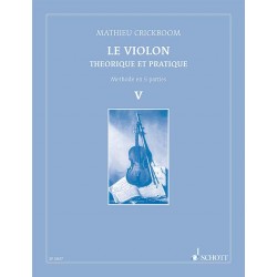 Violon Théorique & Pratique 5 - Crickboom Mathieu