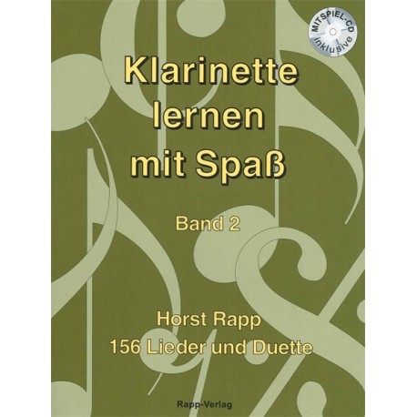 Klarinette Lernen mit Spass Vol. 2 - Horst Rapp