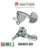 Mécanique Guitare 3+3 Chrome GOTOH 