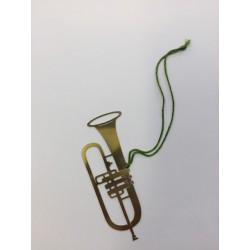 suspension décorative cornet/trompette/bugle
