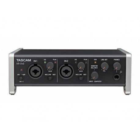 TASCAM US-2x2, USB Audio/MIDI Interface