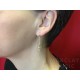 Boucles d'oreilles Argent/Doré - Trompette / Cornet