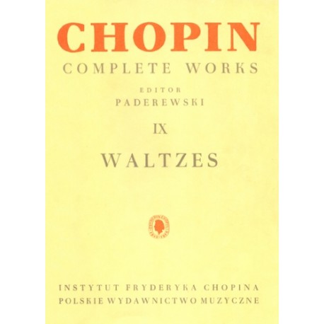 Valses Chopin - Complete Works 9 - Piano