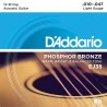 Cordes Acoustique 12 cordes light EJ38