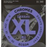 Cordes Electrique Chromes Flat Wound .011-.050 Jazz Light