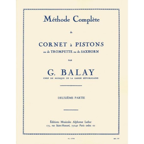 Méthode Complete cornet - Balay  - 2è partie
