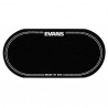 Patch double-pédale Evans EQ, nylon noir (2 pièces)