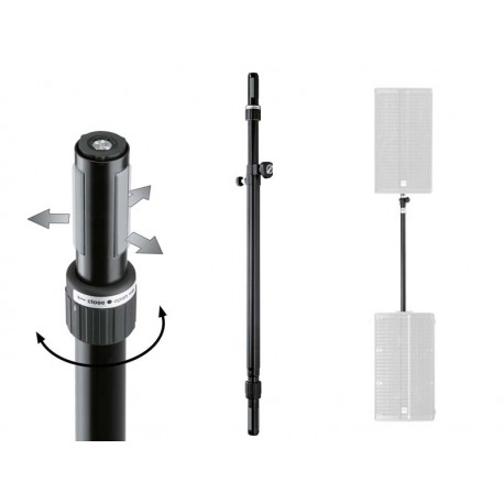 Barre intermédiaire pour Enceinte H: 98-147cm + blocage