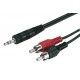 Câble mini jack 3,5mm - 2x cinch