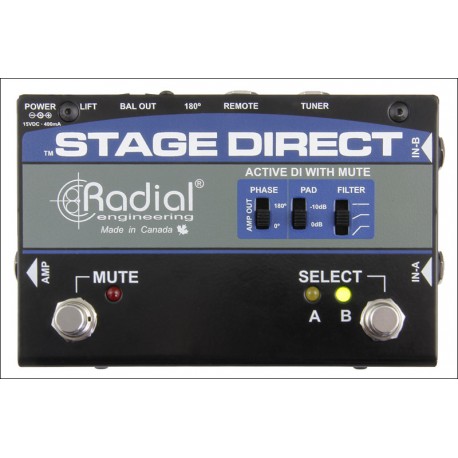 Radial StageDirect Muting DI box