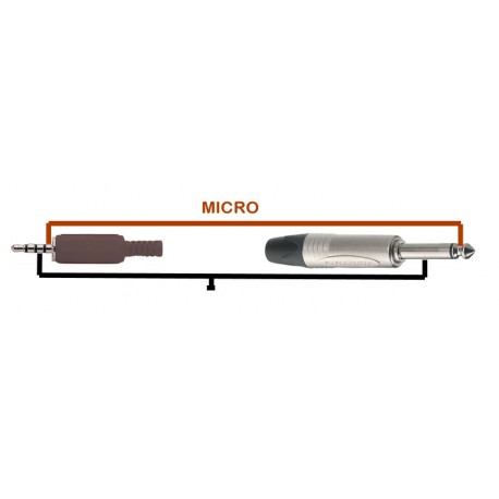 Câble Jack Mono -  Micro Smartphone
