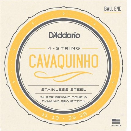 Cavaquinho Set, Stainless Steel .011-.028 Wound on Steel Set