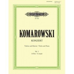 Concert N° 2 in A - Komarowski - Violon + Piano