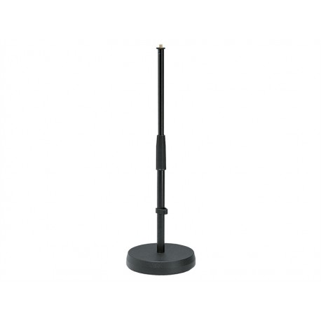 Pied de micro de table - Basse Lourde Rondes  Ø18cm H 35-58cm