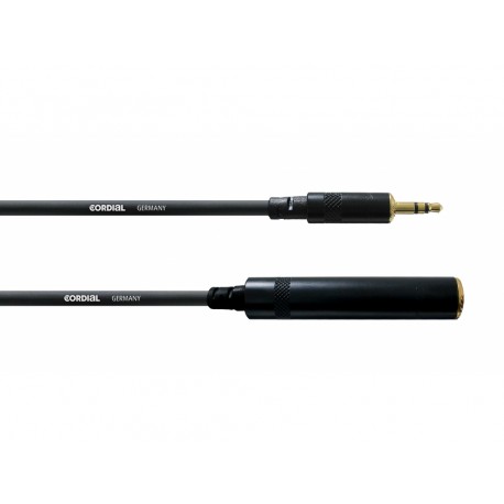 Câble Rallonge Jack 3.5 / Jack F 6.3 - 3m Stereo