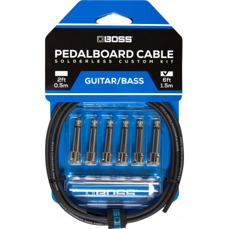 BOSS Kit 3 Cables sans soudure - Pedalboard