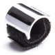 Slide chrome ajustable avec velcro - long. 2.5cm