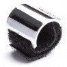 Slide chrome ajustable avec velcro - long. 2.5cm